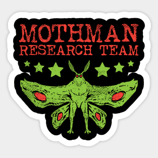 Mothman Research Team Sticker